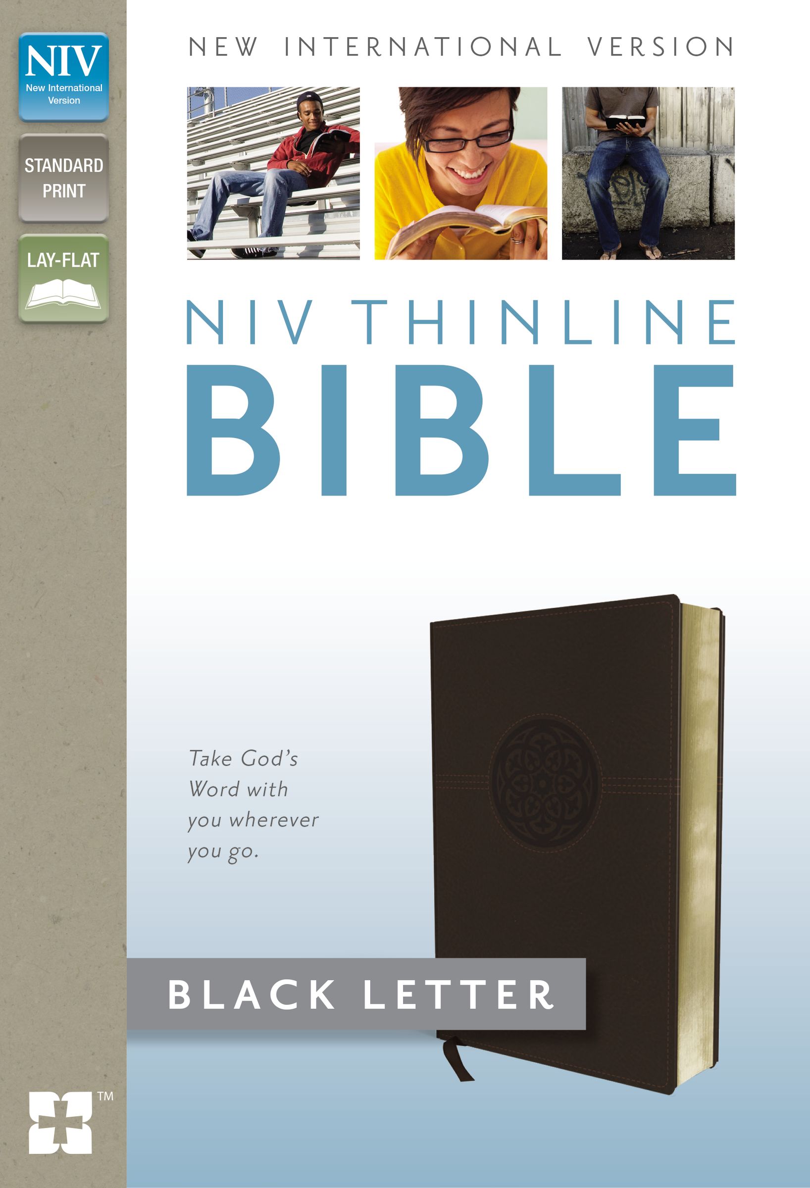 NIV, Thinline Bible, Leathersoft, Brown