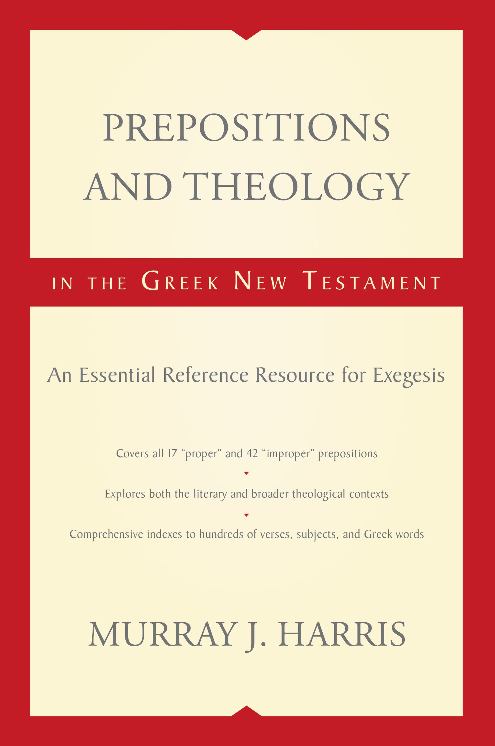 Prepositions and Theology in the Greek New Testament