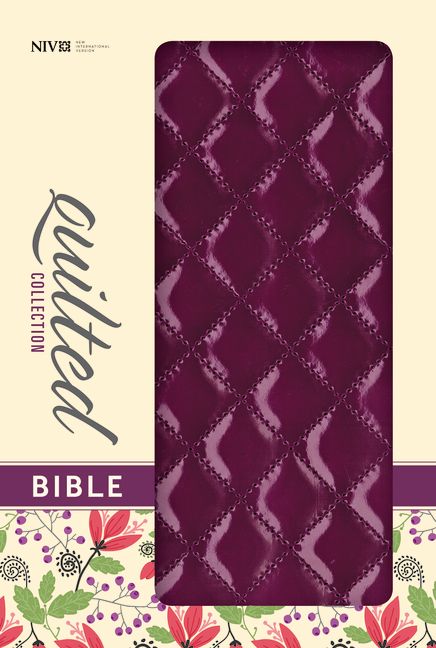 NIV, Quilted Collection Bible, Imitation Leather, Purple, Red Letter Edition