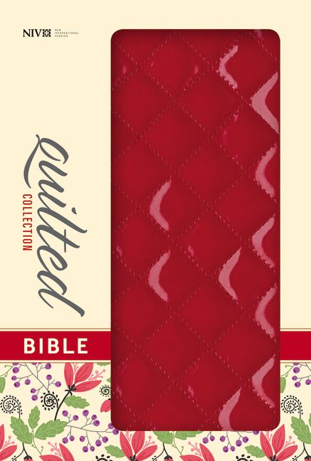 NIV, Quilted Collection Bible, Imitation Leather, Red, Red Letter Edition