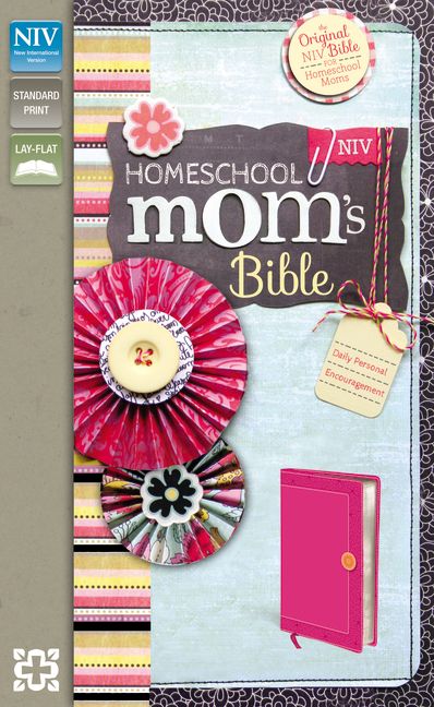 NIV, Homeschool Mom's Bible, Leathersoft, Pink
