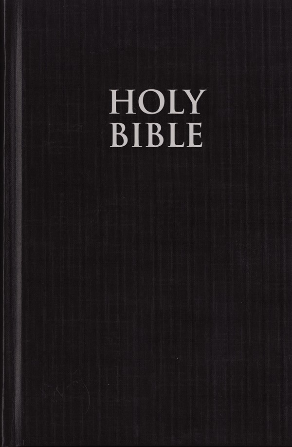 NIV, Pew Bible, Large Print, Hardcover, Black