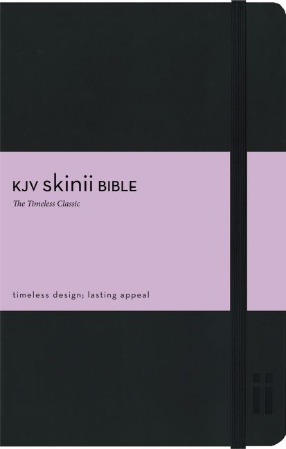 KJV, Skinii Bible, Leathersoft, Black, Red Letter Edition