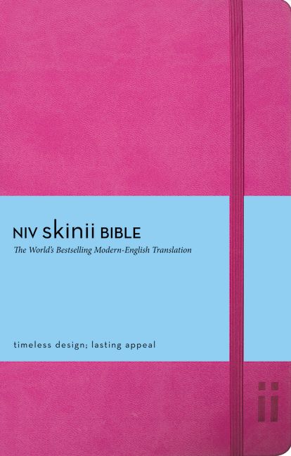 NIV, Skinii Bible, Imitation Leather, Pink, Red Letter Edition