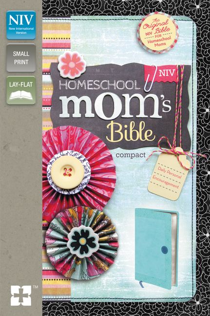 NIV, Homeschool Mom's Bible, Compact, Leathersoft, Teal