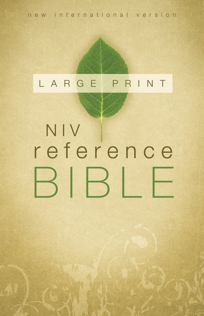 NIV, Reference Bible, Large Print, Hardcover
