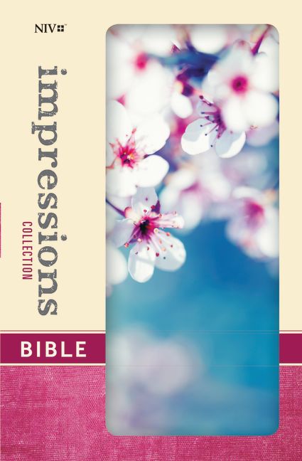 NIV, Impressions Collection Bible, Hardcover, Blue/White