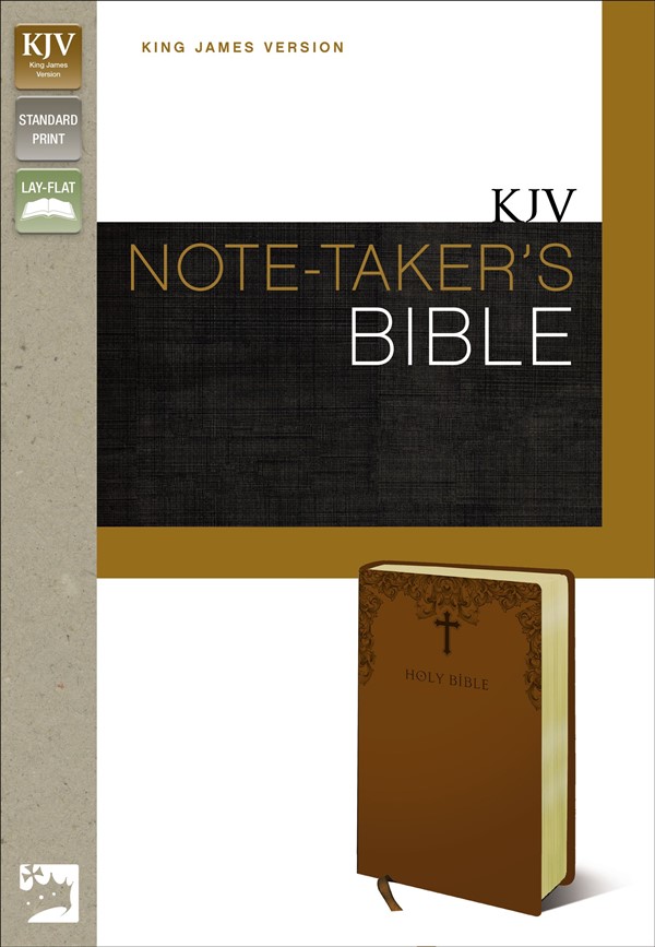 KJV, Note-Taker's Bible, Leathersoft, Tan, Red Letter Edition