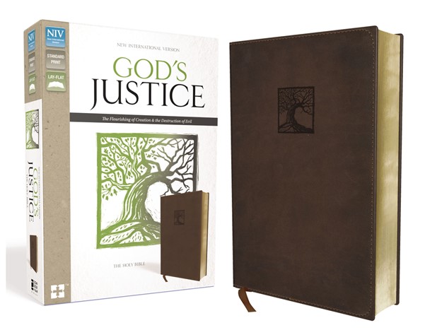 NIV, God's Justice Bible, Leathersoft, Brown
