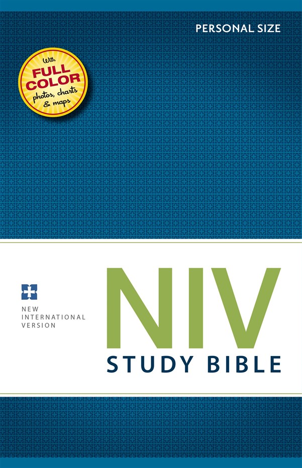 NIV Study Bible, Personal Size, Hardcover, Red Letter Edition