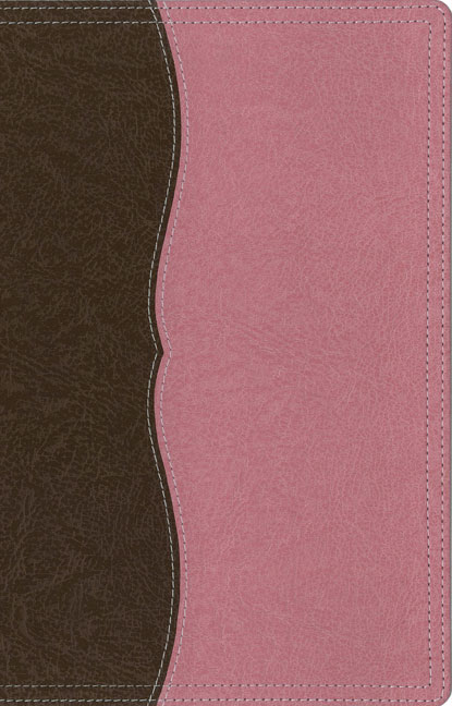 NASB, Classic Reference Bible, Leathersoft, Brown/Pink, Red Letter Edition