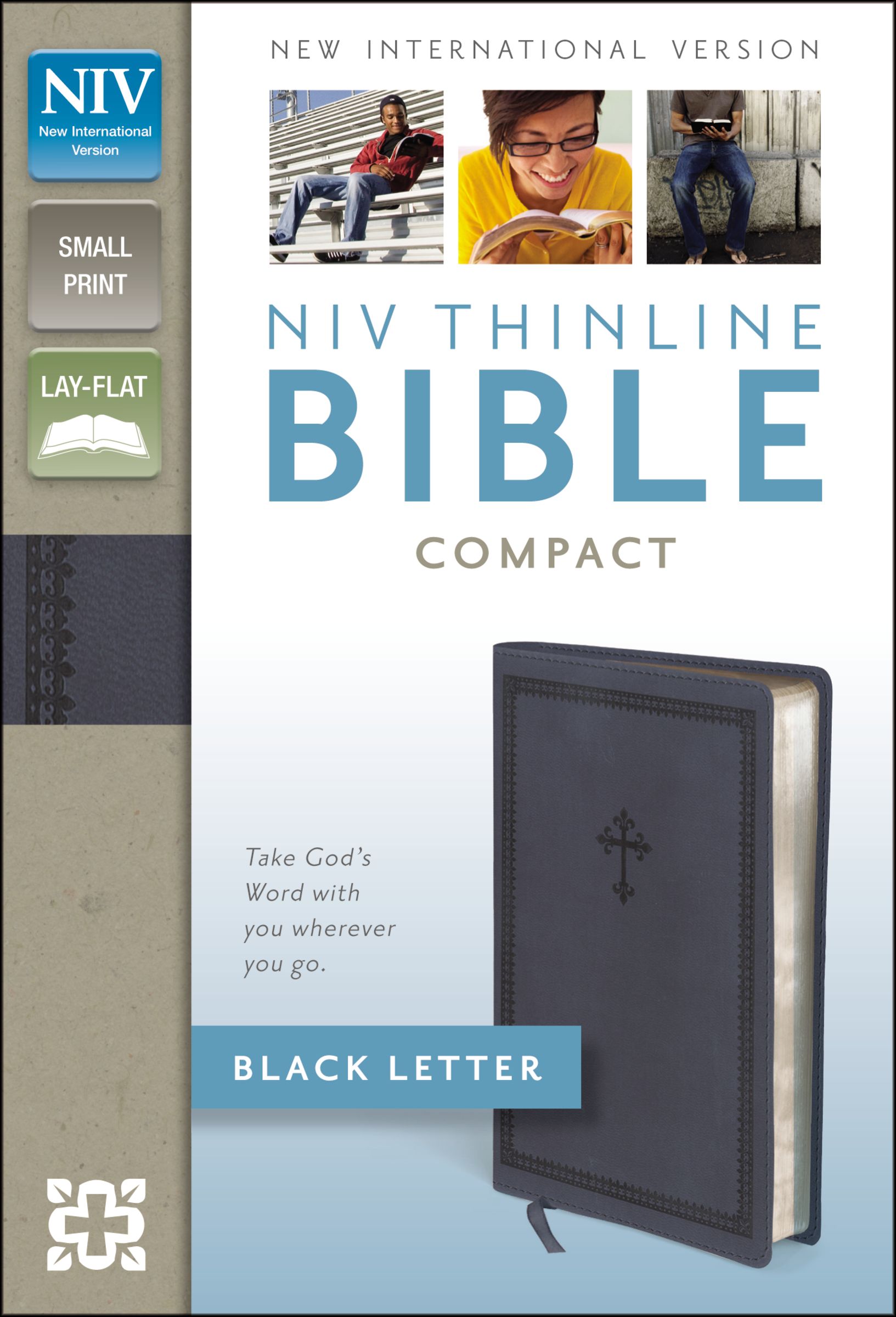 NIV, Thinline Bible, Compact, Imitation Leather, Blue