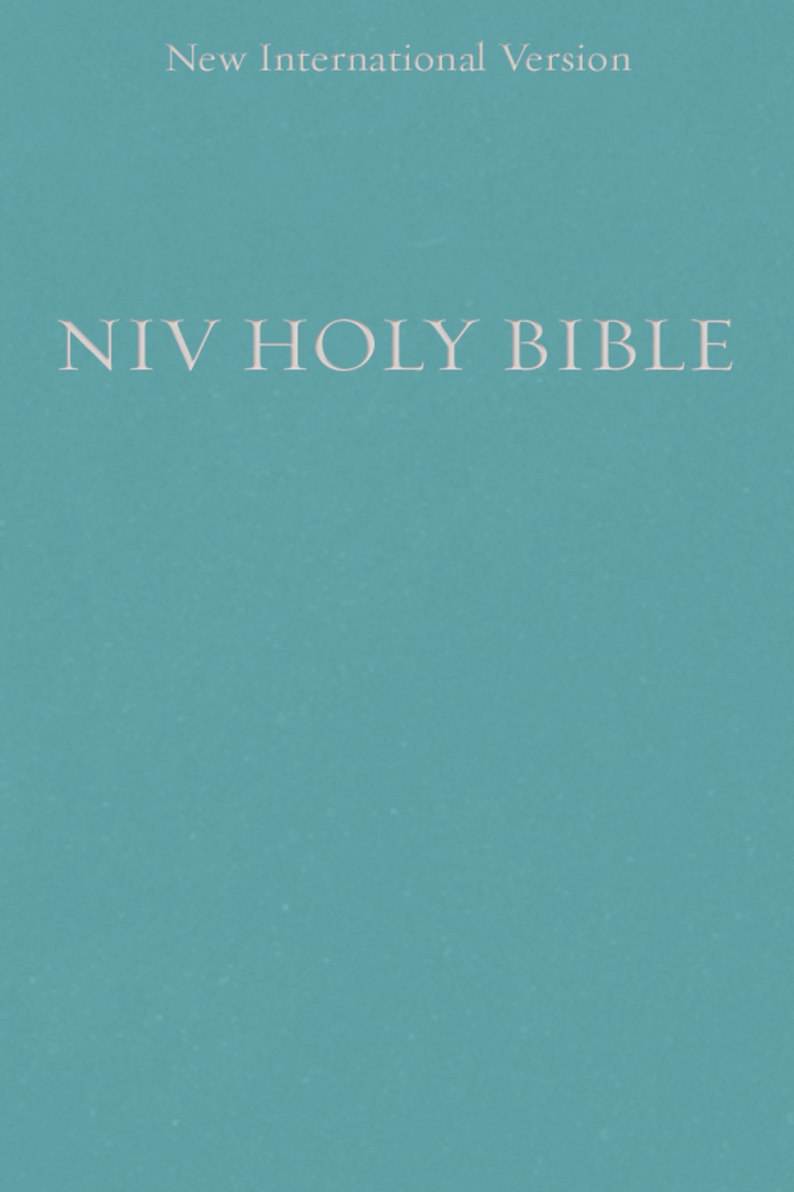 NIV, Holy Bible, Compact, Paperback, Teal
