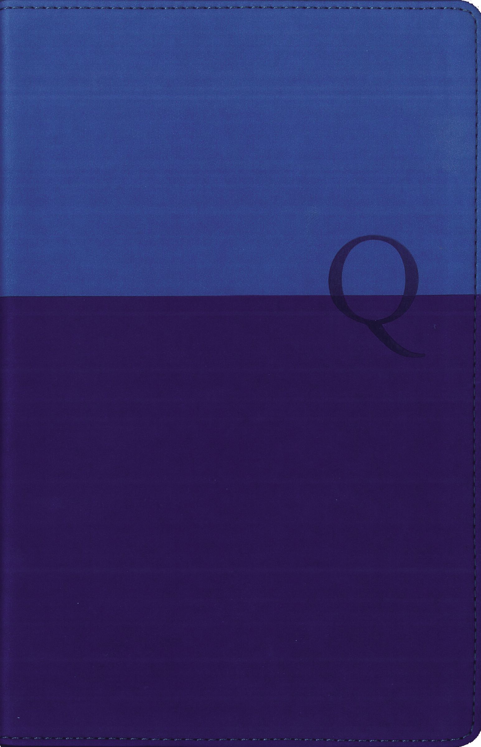 NIV, Quest Study Bible, Personal Size, Leathersoft, Blue, Thumb Indexed