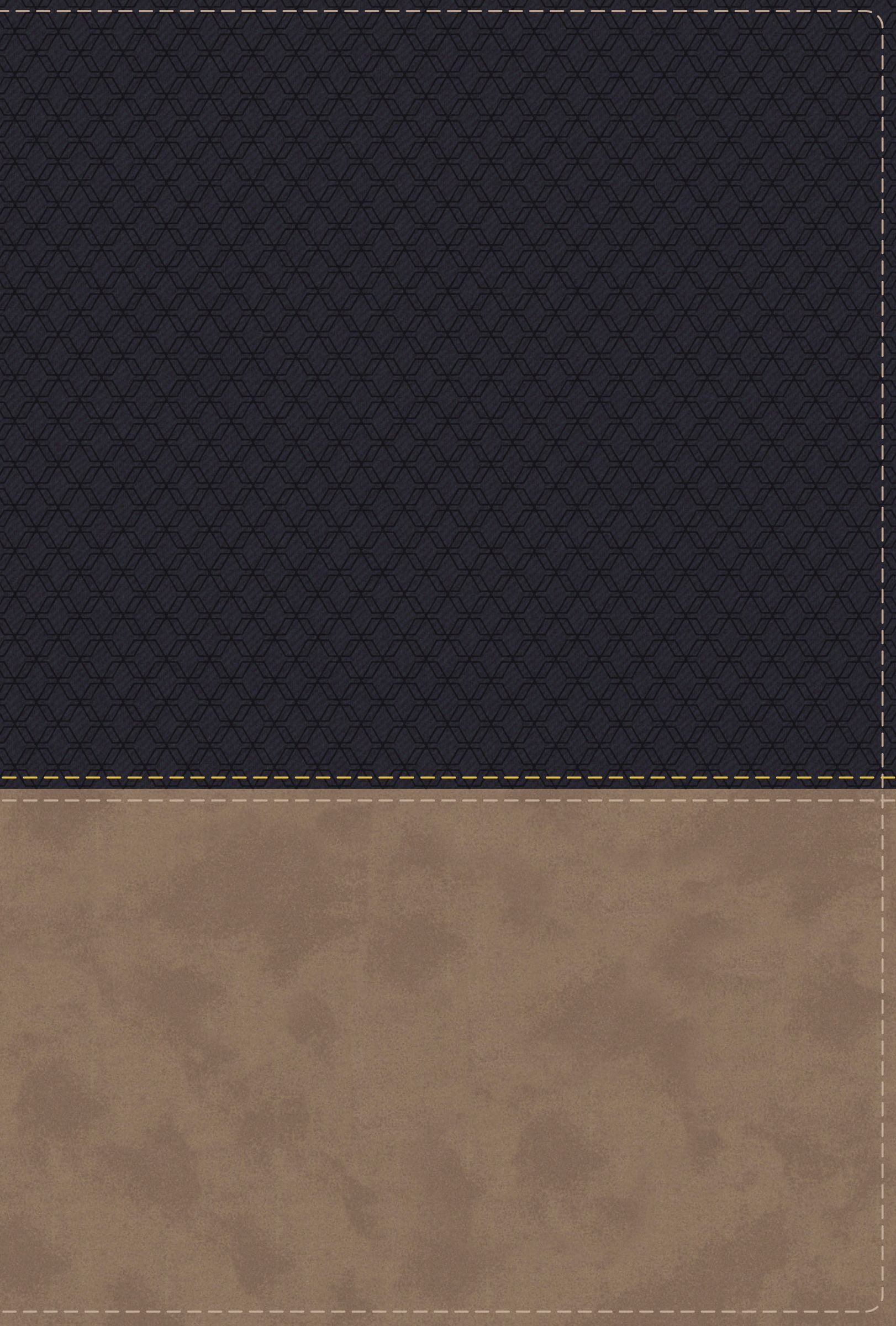 NIV Study Bible, Fully Revised Edition, Leathersoft, Navy/Tan, Red Letter, Comfort Print