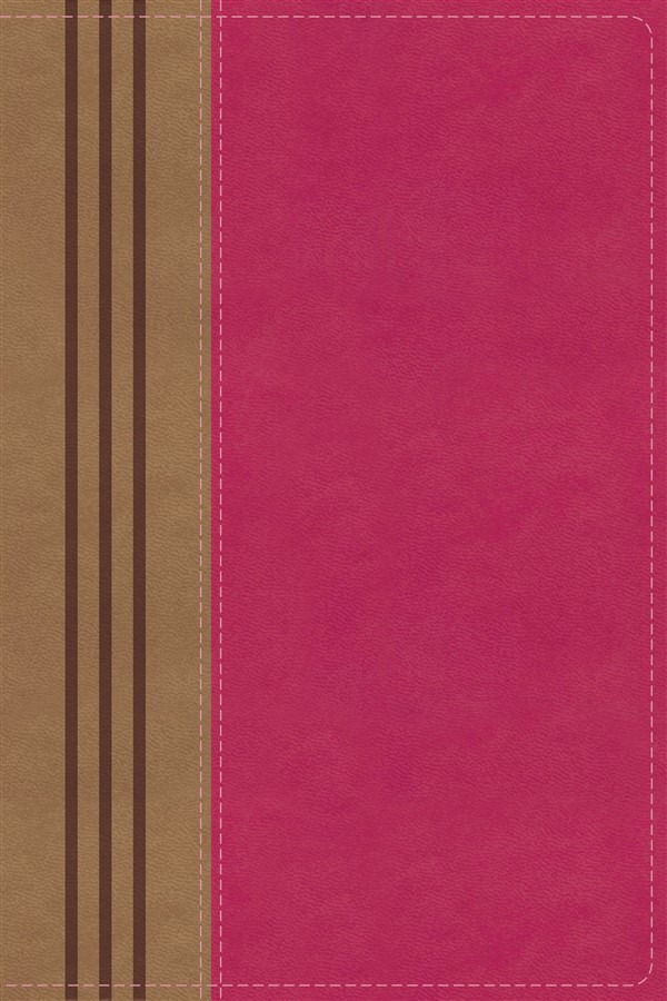 NIV, Biblical Theology Study Bible, Leathersoft, Pink/Brown, Thumb Indexed, Comfort Print