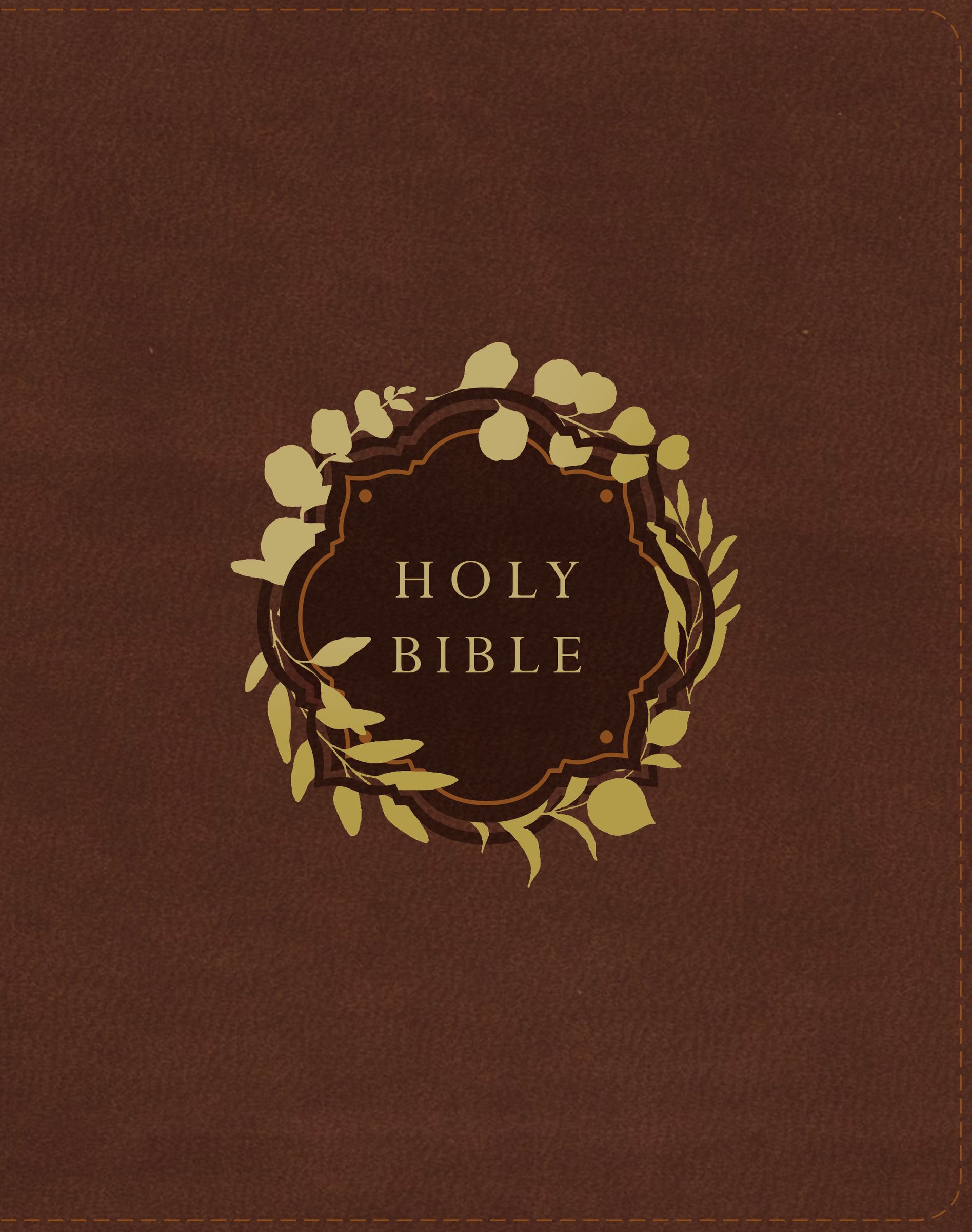 NIV, Our Family Story Bible, Leathersoft over Board, Brown, Red Letter Edition, Comfort Print