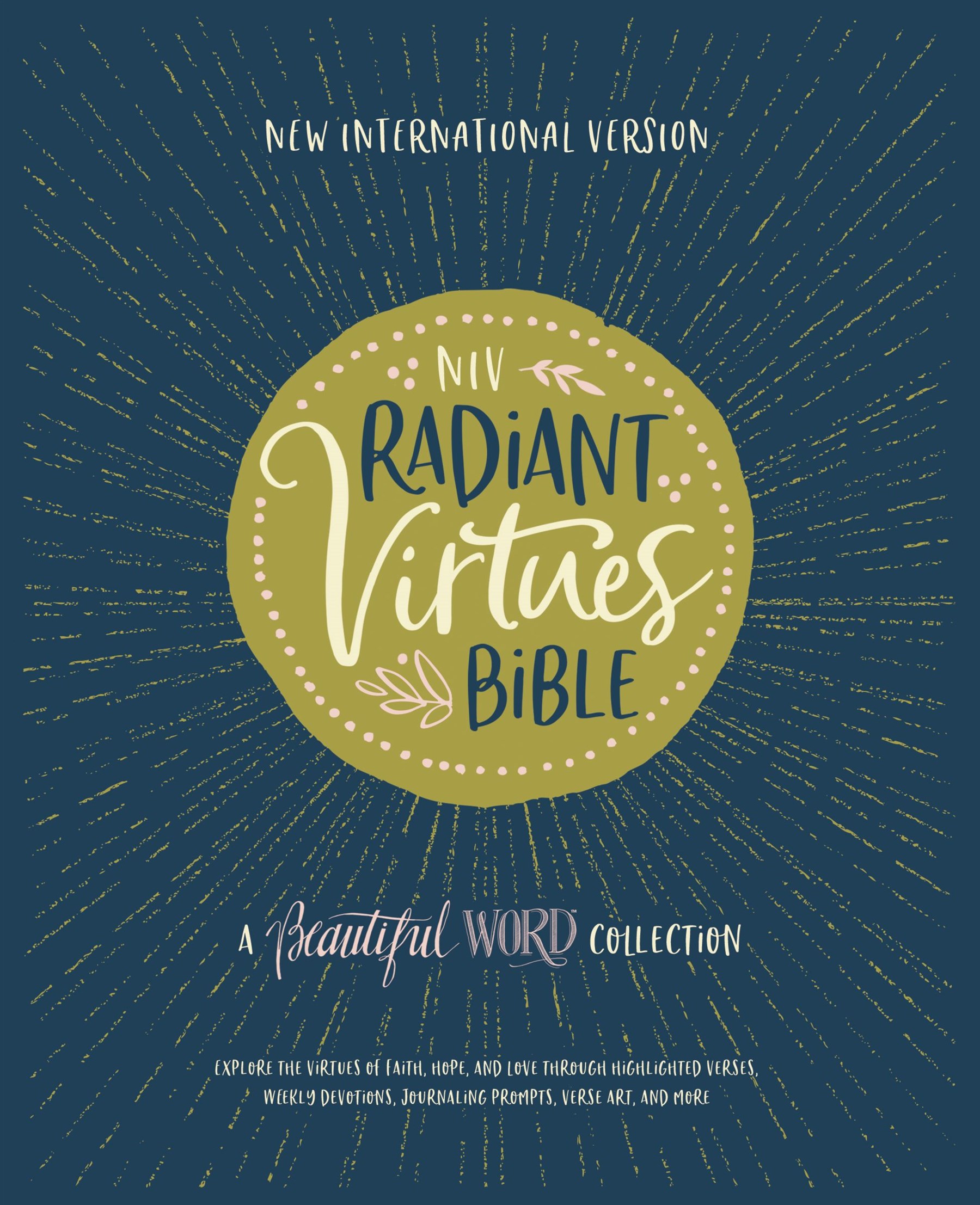 NIV, Radiant Virtues Bible: A Beautiful Word Collection, Hardcover, Red Letter, Comfort Print