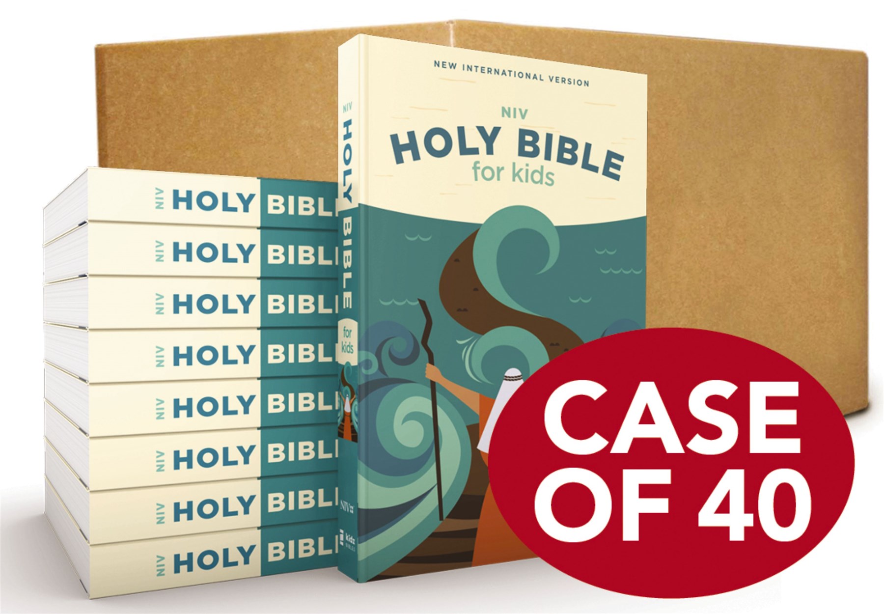 NIV, Holy Bible for Kids, Economy Edition, Paperback, Case of 40, Comfort Print