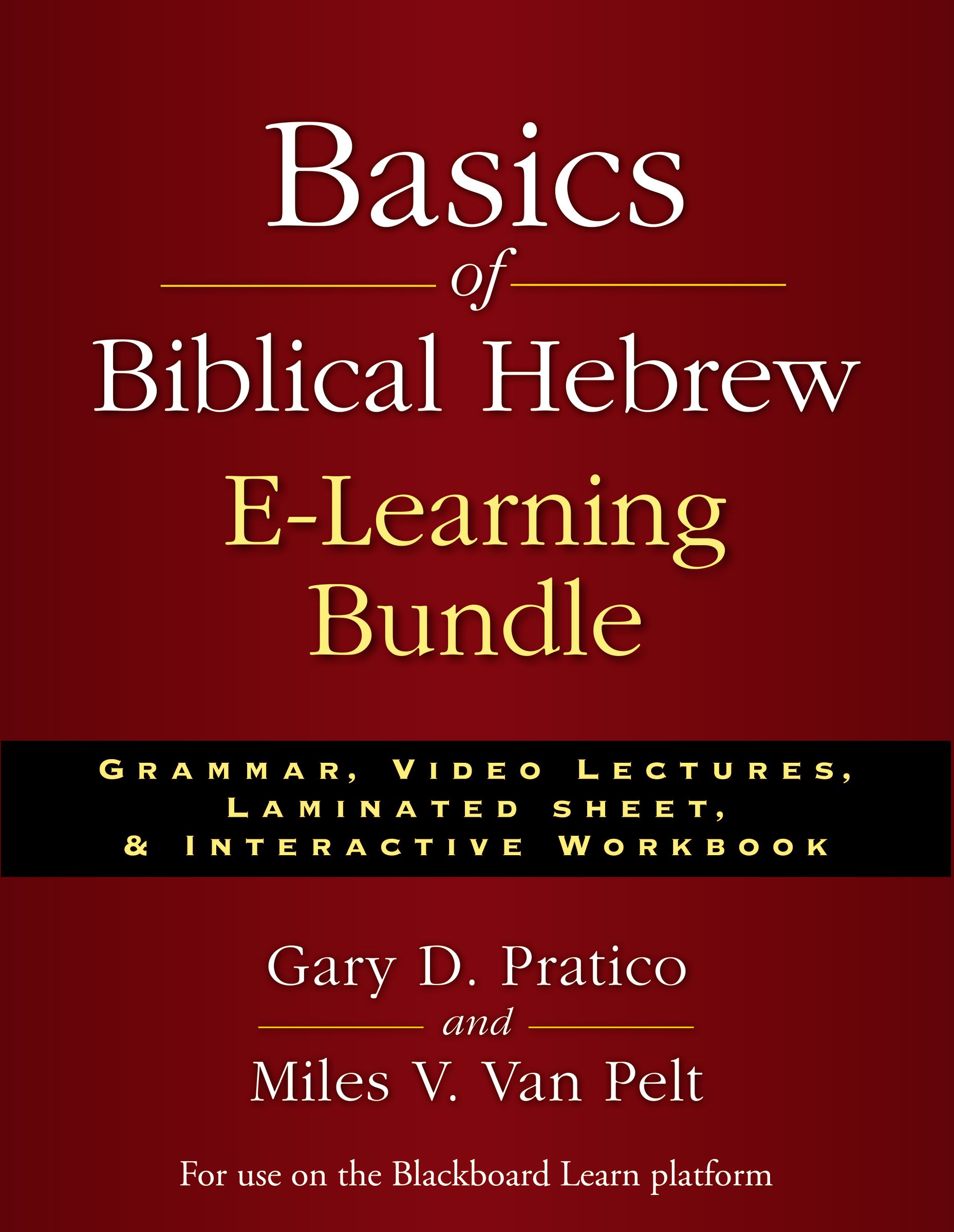 Basics of Biblical Hebrew E-Learning Bundle