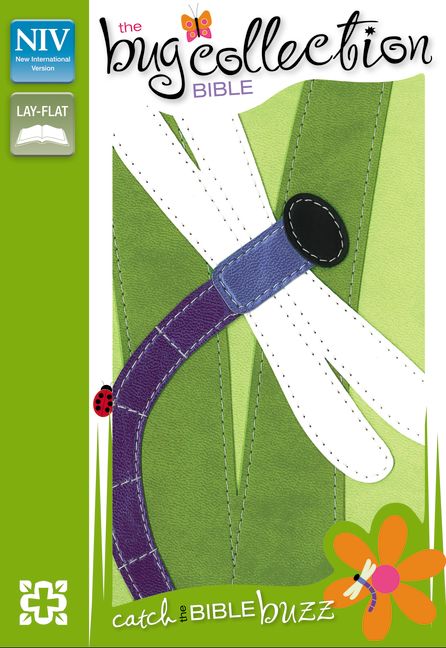 NIV, The Bug Collection Bible: Dragonfly, Leathersoft, Green/Multicolor
