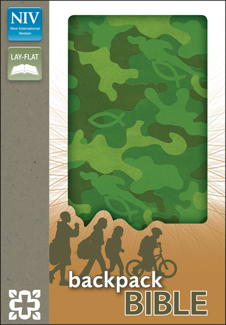 NIV, Backpack Bible, Imitation Leather, Green