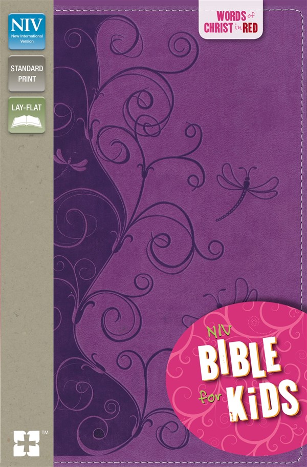 NIV, Bible for Kids, Leathersoft, Purple, Red Letter