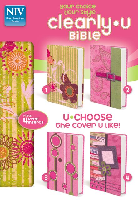 NIV, ClearlyU Bible, Paperback, Pink