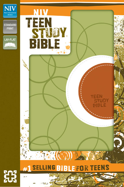 NIV, Teen Study Bible, Leathersoft, Green