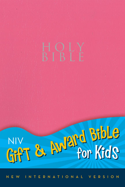 NIV, Gift and Award Bible for Kids, Leathersoft, Pink, Red Letter