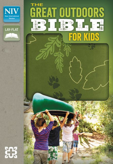 NIV, The Great Outdoors Bible for Kids, Imitation Leather, Green, Red Letter