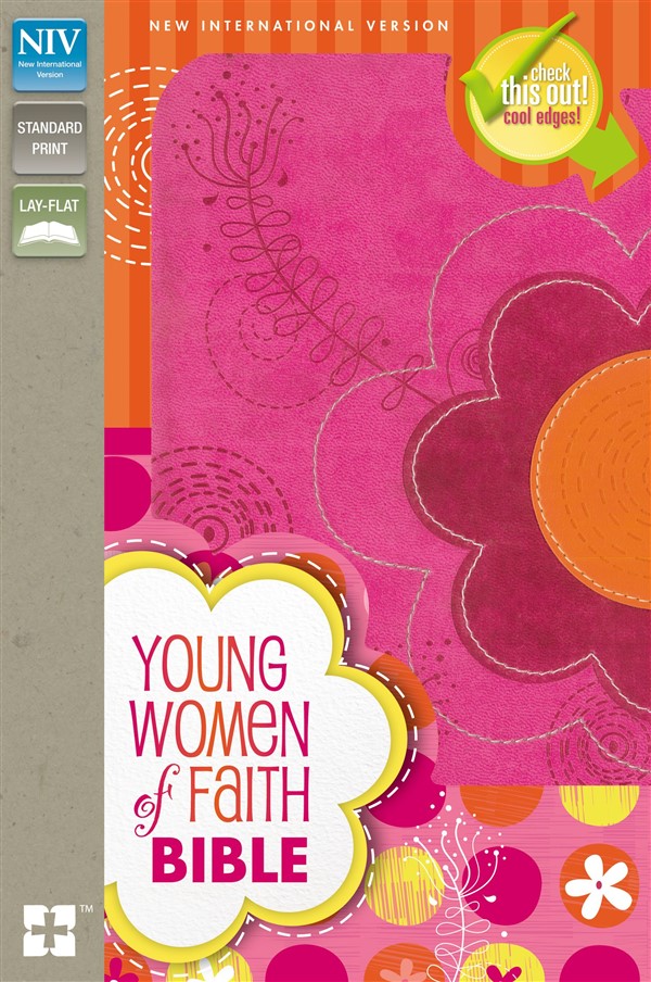 NIV, Young Women of Faith Bible, Leathersoft, Pink/Multicolor