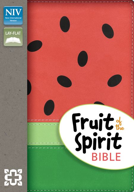 NIV, Fruit of the Spirit Bible, Imitation Leather, Red/Green, Red Letter