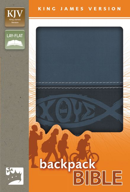 KJV, Backpack Bible, Imitation Leather, Blue