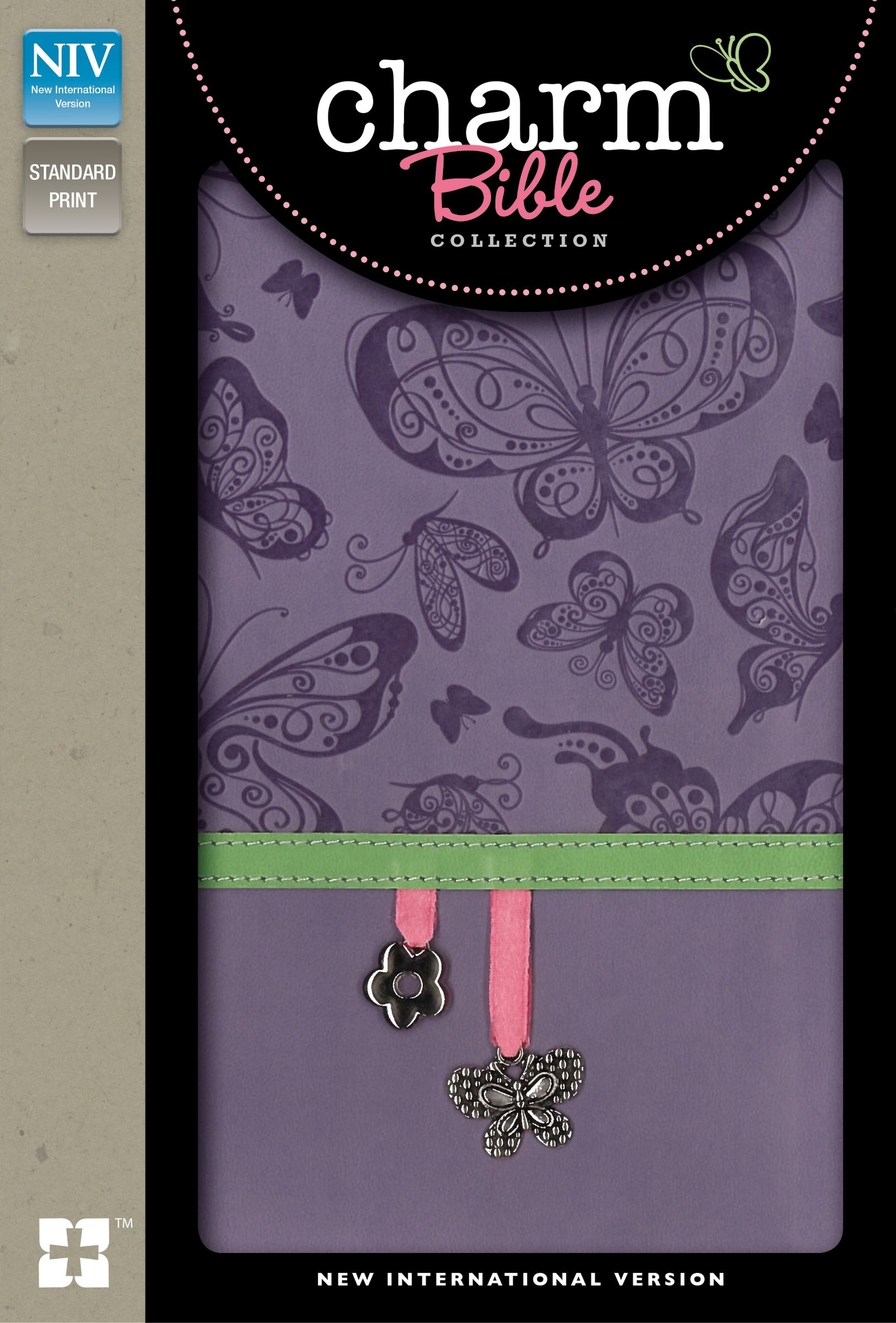 NIV, Charm Bible Collection, Leathersoft, Purple