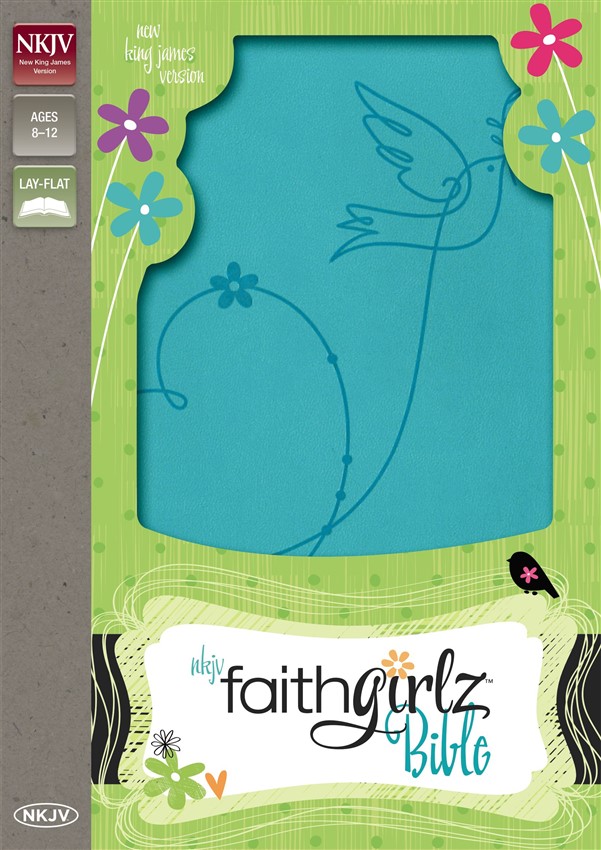 NKJV, Faithgirlz Bible, Leathersoft, Blue