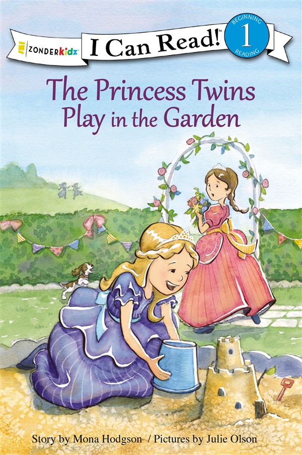 Julie read in the garden