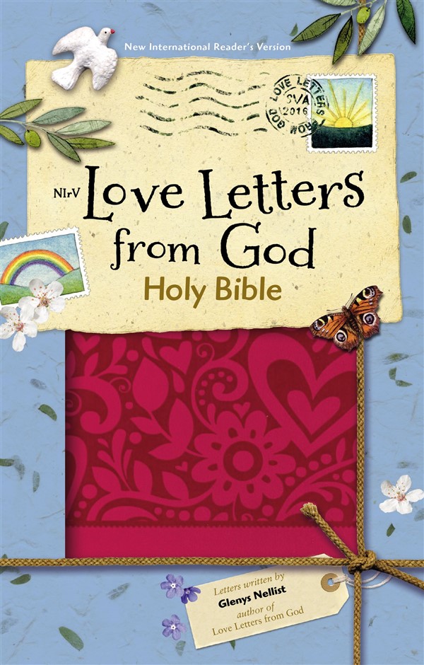 NIrV, Love Letters from God Holy Bible, Leathersoft, Magenta