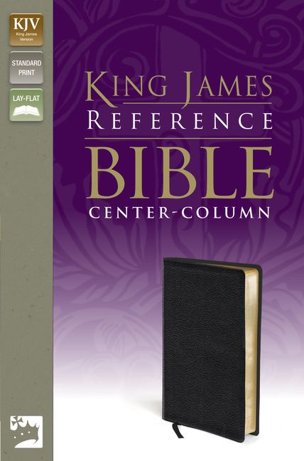 KJV, Reference Bible, Bonded Leather, Black, Red Letter Edition