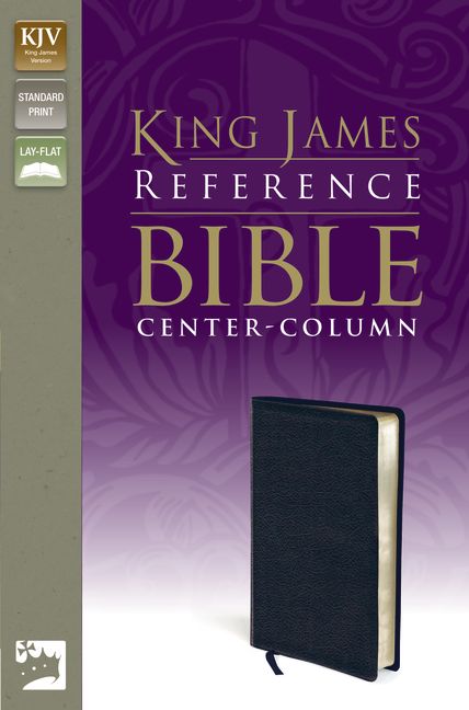 KJV, Reference Bible, Bonded Leather, Navy, Red Letter Edition