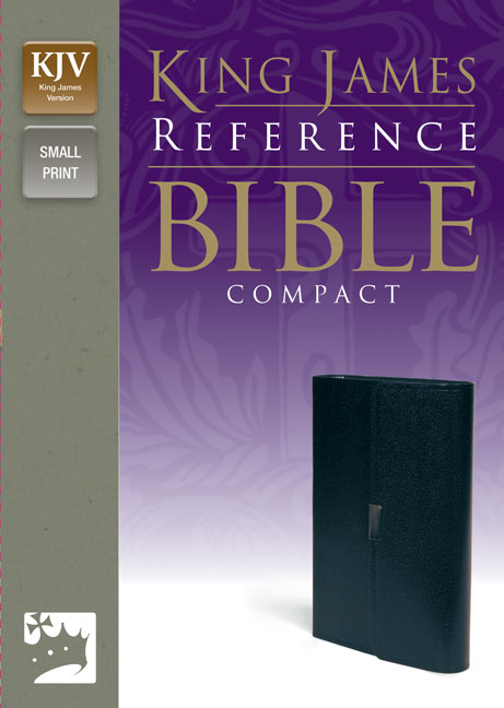 KJV, Reference Bible, Compact, Bonded Leather, Navy, Red Letter Edition