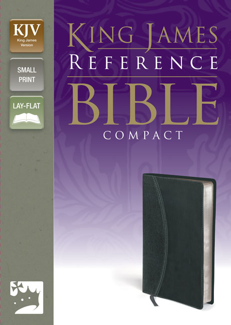 KJV, Reference Bible, Compact, Imitation Leather, Gray/Gray, Red Letter Edition