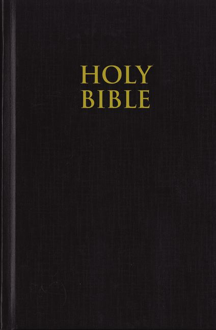 KJV, Pew Bible, Large Print, Hardcover, Black, Red Letter Edition