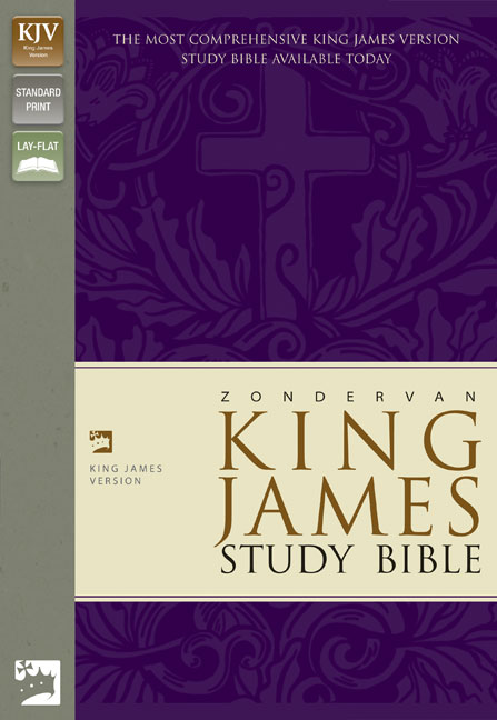 KJV Zondervan Study Bible, Leathersoft, Purple/Green