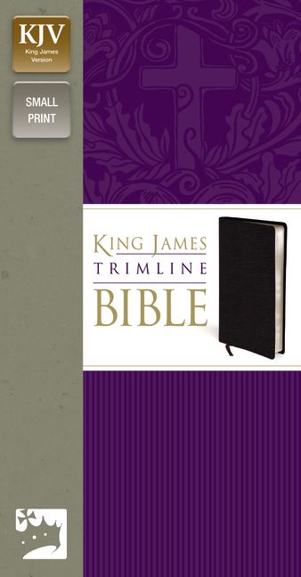 KJV, Trimline Bible, Bonded Leather, Black