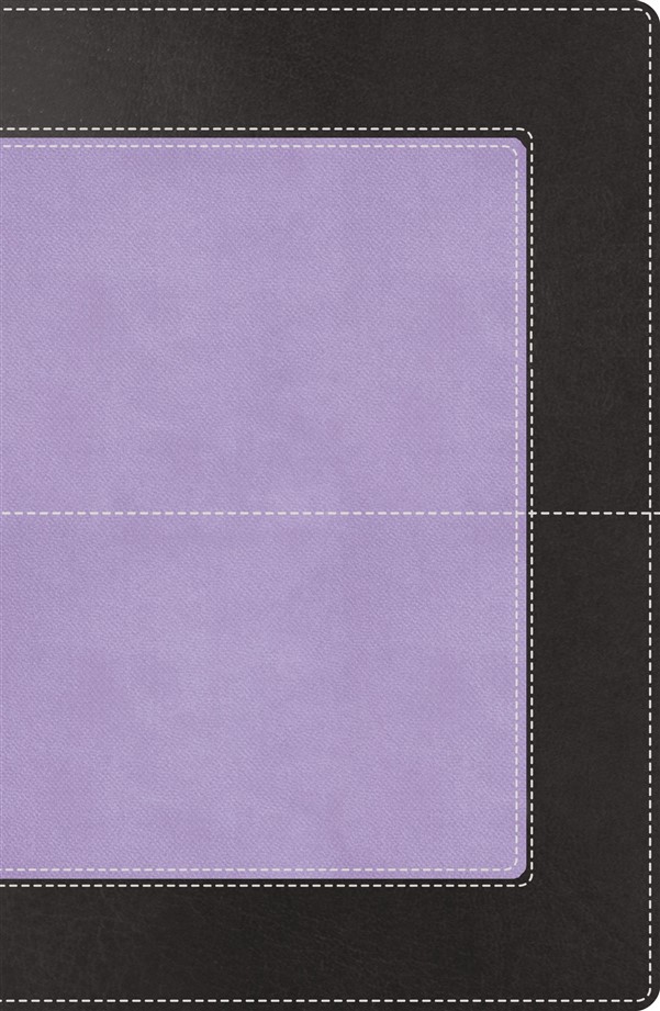 NKJV, Super Giant Print Reference Bible, Large Print, Leathersoft, Purple/Black, Red Letter Edition