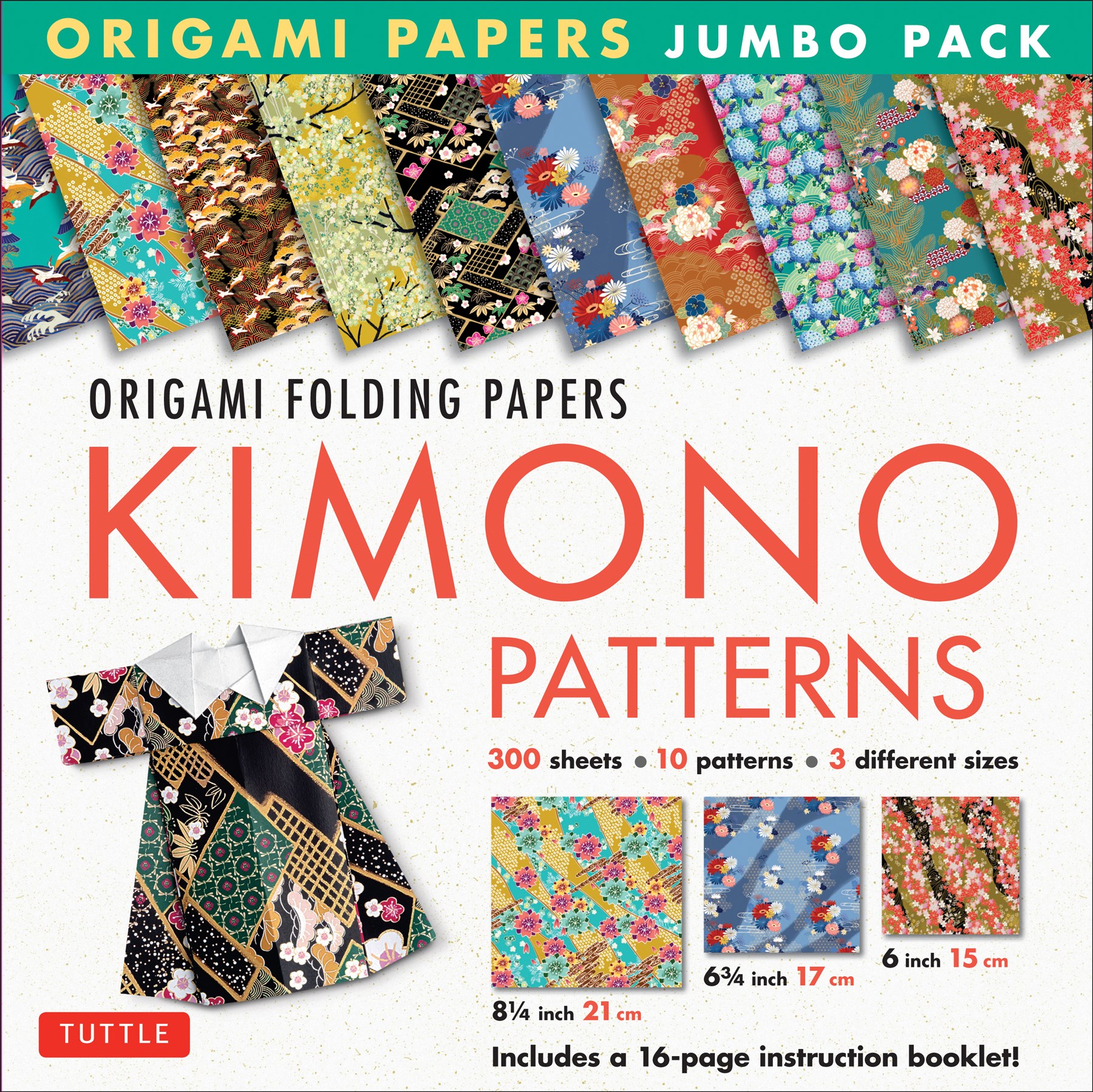 Origami Folding Papers Jumbo Pack: Kimono Patterns