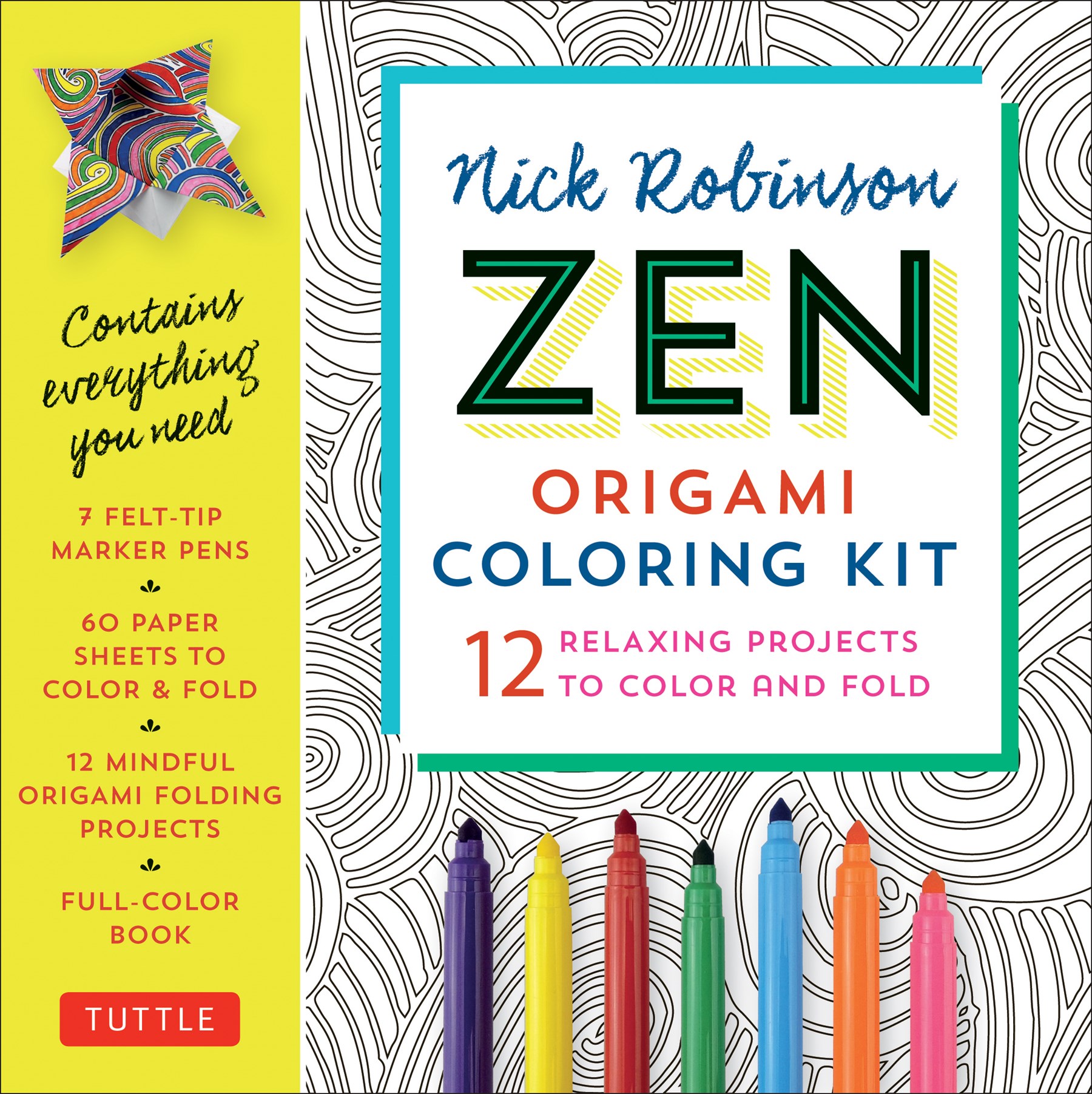 Zen Origami Coloring Kit