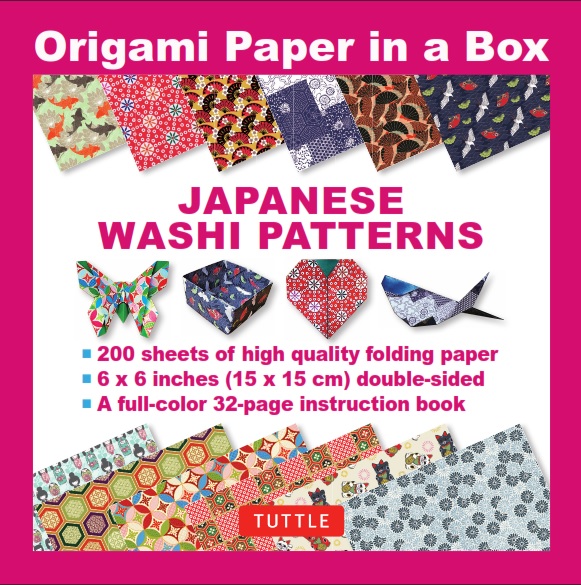Origami Paper in a Box - Japanese Washi Patterns
