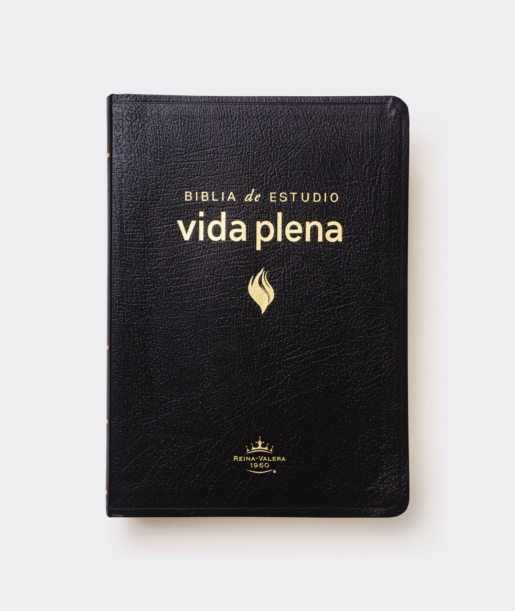 Biblia de estudio de la vida plena,  Reina Valera 1960, Piel Fabricada, Negro / Spanish Full Life Study Bible, Reina Valera 1960, Bonded Leather, Black